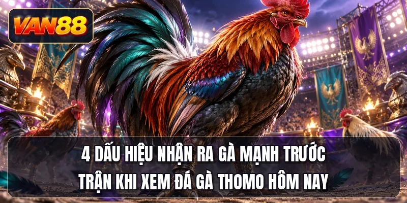 4 dấu hiệu nhận ra gà mạnh trước trận khi xem đá gà Thomo hôm nay