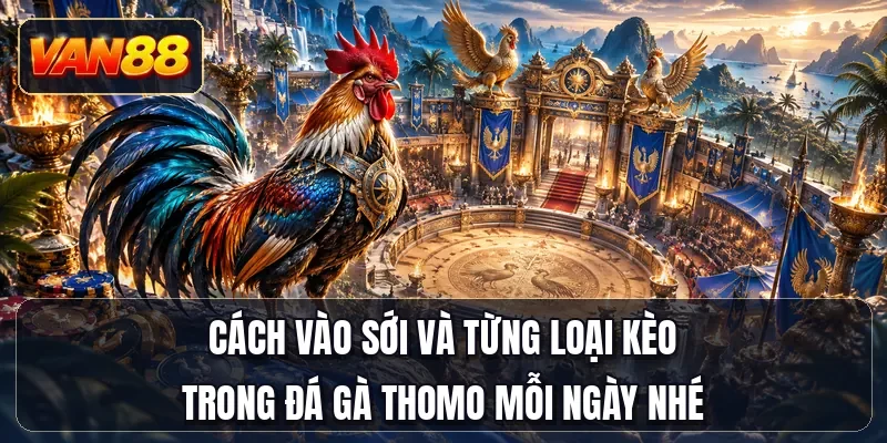 Cách vào sới và từng loại kèo trong đá gà Thomo mỗi ngày nhé
